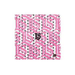 LS Pattern pink print bandana