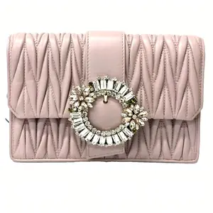 Pre-owned miumiu . Shoulder Bags Miu Miu Matelassé leather shoulder bag