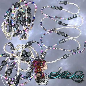 Galaxy Star Hematite waist beads