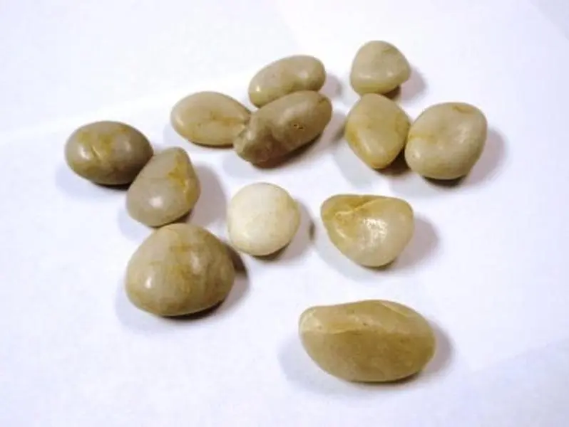 Athenas Garden PR-XL-M Commercial Grade Outdoor Garden Decor, 1.2-2 in. Extra Large Hand-Sculpted Tumbled Polished Stones, 2 lbs Natural Mixed Color Bag