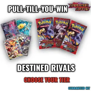 PULL-TILL-YOU-WIN- DESTINED RIVALS Booster Packs PULL-TILL-YOU-WIN- DESTINED RIVALS Booster Packs