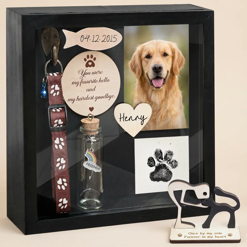 Personalized Pet Memorial Gift Set, Keepsake Sympathy Gift Set, Gift for Pet Lover, Pet Memorial Gifts Box, Pet Memorial Box, Dog Memorial Gifts, Pet Loss Memorial Gits