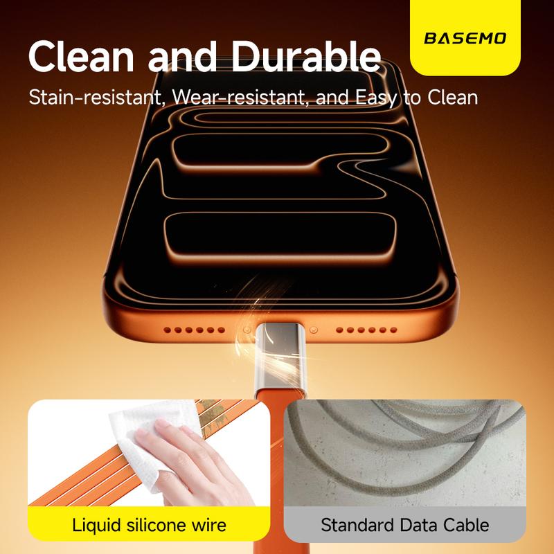 240W Super Fast Charging Silicone Data Cord | Detachable Phone Stand (Landscape/Portrait) | For TV Shows, Short Videos, Mobile Gaming, Sports Matches, Video Calls, Meetings | Fits iPhone Samsung Huawei |  Indoor & Outdoor Use charger portable chargers