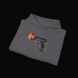 Crashii WorldWiide Piink Gun Hoodie VRCLOTHIN