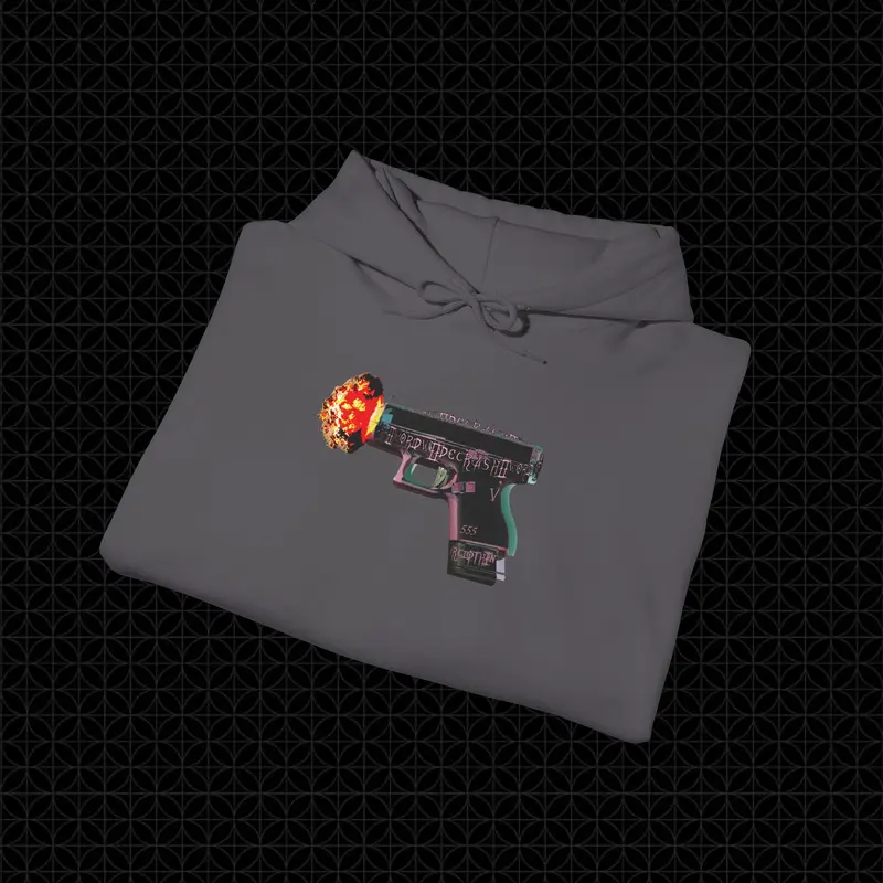 Crashii WorldWiide Piink Gun Hoodie VRCLOTHIN