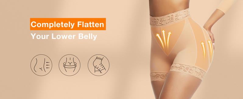 FeelinGirl Butt Lifter Panties Shapewear for Women Tummy Control Shapewear Shorts Compression Comfortable Lace Panties Womenswear Lady Underwear Basic Springtok