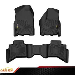 All Weather TPE Floor Mats Fit For 2009-2022 Ram 1500 Quad Cab/2019-2022 Classic
