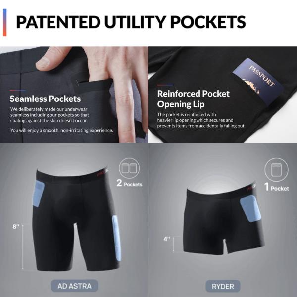PREDICTION Ryder Series – Single Pack | Patented 1 Pocket Men’s Underwear, 4″ Inseam, Premium Modal Fabric, 3D Pouch, Seamless Design