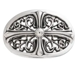 Chrome Hearts Oval Cross Buckle Belt 1.5