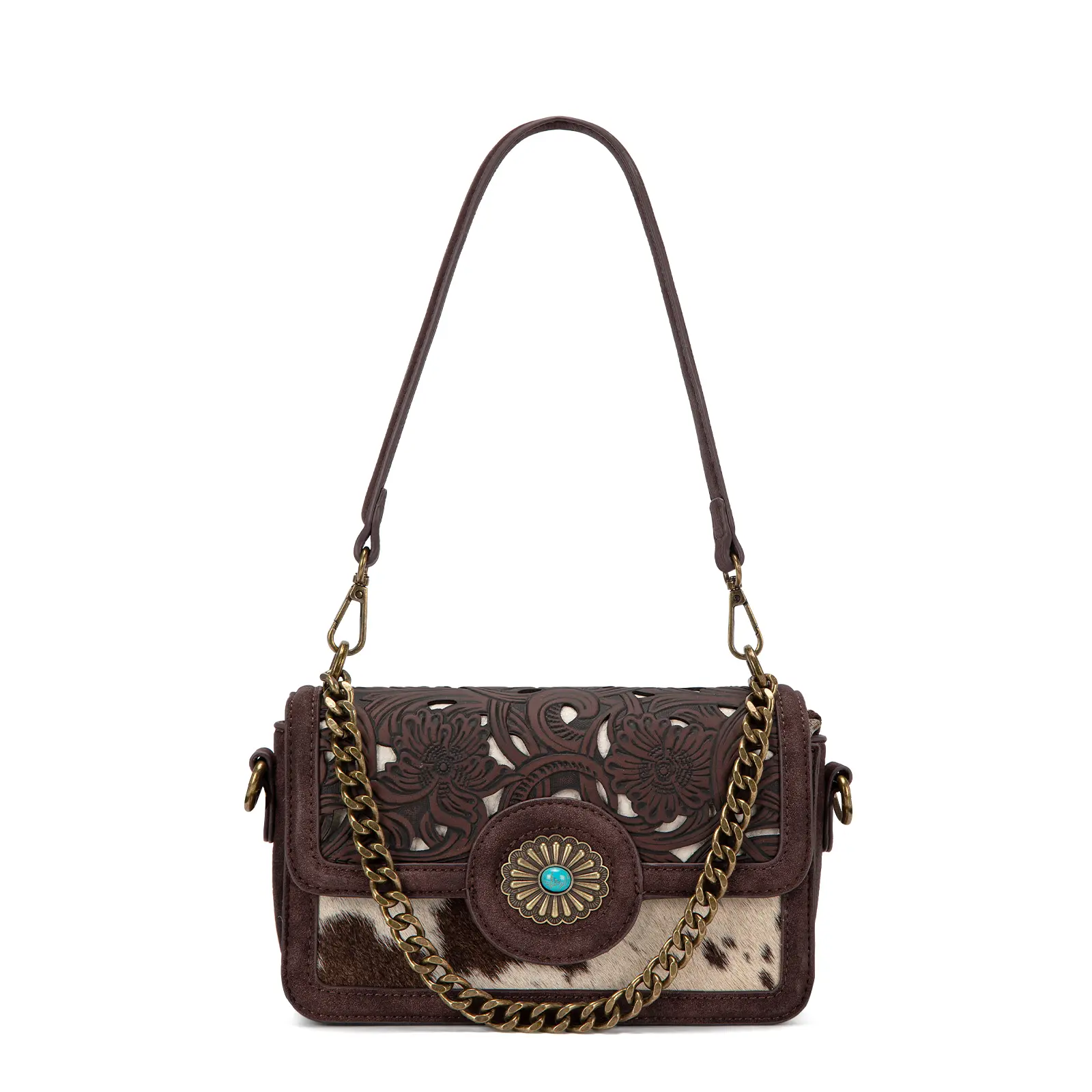 Trinity Ranch WesternCowhide  Crossbody Purse for Women