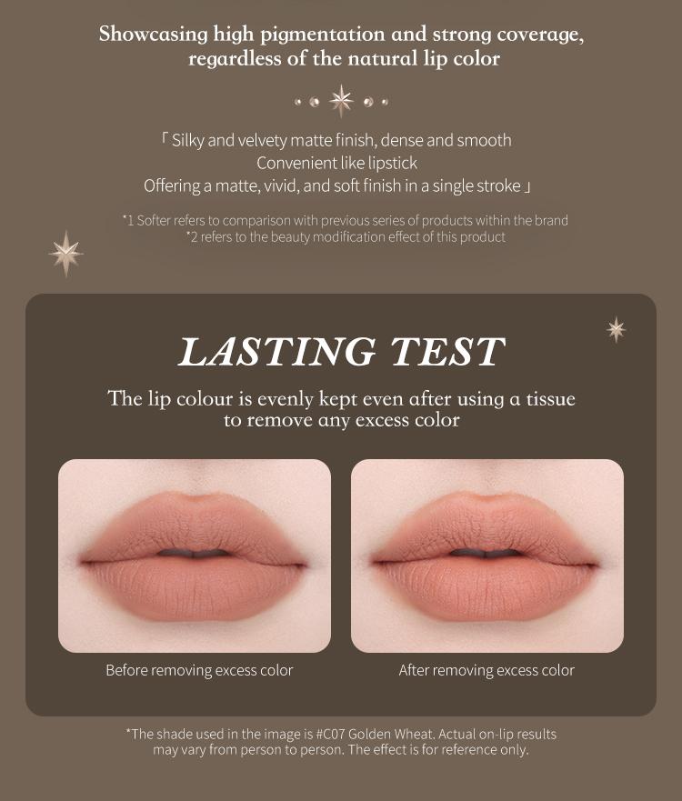 Flower Knows Little Angel Collection Matte Lipstick - High Pigmentation, Velvet Matte Finish, Long Lasting, Smooth Application