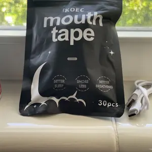 Sleep Mouth Tape, Snore Mouth Tape, Snoring Mouth Tape, 30pcs and 30pcs*2 Breathable Mouth Tape, Comfortable Sleeping Tape for Night Use, Sleep Strips, Sleep Breathing Patch