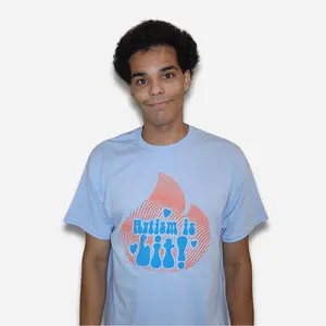 Autism Is Lit Light Blue Shirt | Autism Awareness Shirt | Autism Chose Me