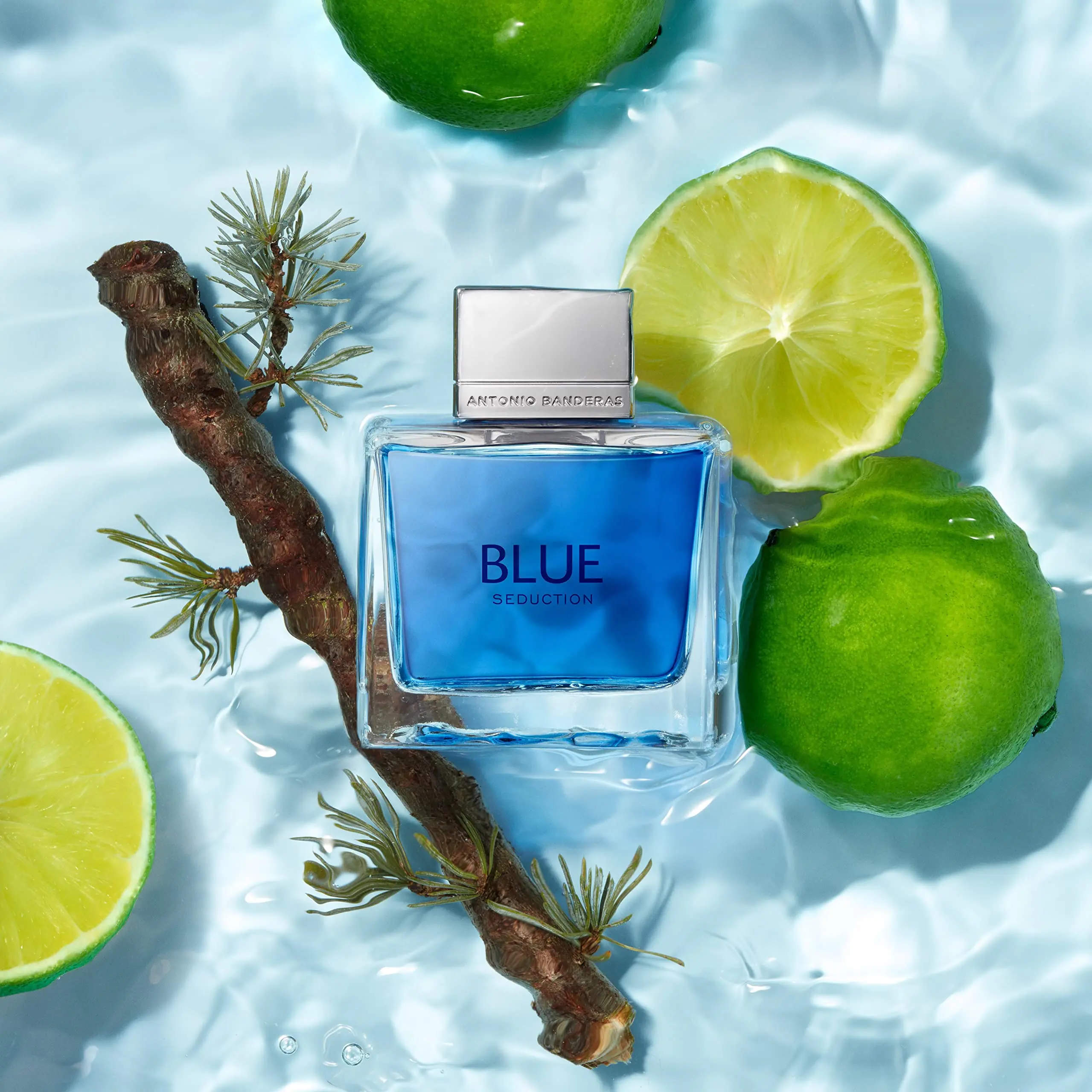 Antonio Banderas Blue Seduction by Antonio Banderas for Men 3.4 oz EDT Spray Oriental Fragrance with Bergamot Cassis & Mint Notes mini perfume Masculine Long-Lasting Bold Scent Carefully Picked Scents
