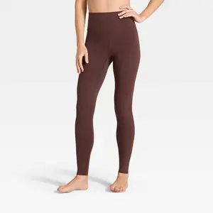 Women's Everyday Soft Ultra High-Rise Leggings - All In Motion Dark Brown S Long