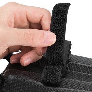 ROCKBROS Scooter Storage Bag, Water Resistant Front Hanging Bag for Xiaomi M365/M365 Pro/Segway ES/Folding Bike, 2L/3L Capacity, PU+EVA Fabric, Reflective Logo Design