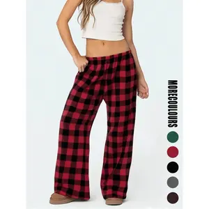 Women's Plaid Sleep Pants, Casual Comfortable Homewear, Fall Fashion Ladies' Pajamas, Multiple Styles Available