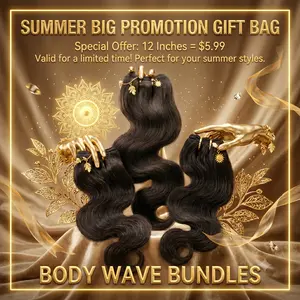 【JOPEAR】14A Body Wave Human Hair Bundles 12 Inch Brazilian Real Remy Weave Hair 1 Pcs 100% Unprocessed Double Weft Raw Hair Bundles Extensions For Women Summer Sale [Inbox US for Exclusive VIP Perks]