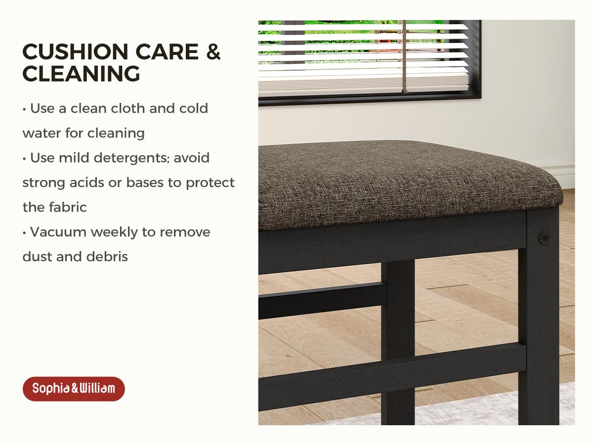 【Sophia & William】5 Piece Dining Table Set for 4, Faux Marble or Solid Rubberwood Tabletop, Cushioned Option Available, Kitchen Dining Table for Small Spaces, Apartment, Easy Clean, Durable, Farmhouse Style 【Sophia & William】5 Piece Dining Table Set for 4, Faux Marble or Solid Rubberwood Tabletop, Cushioned Option Available, Kitchen Dining Table for Small Spaces, Apartment, Easy Clean, Durable, Farmhouse Style