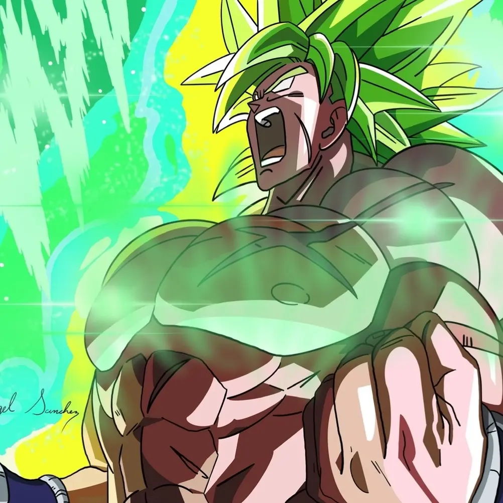 Dragon Ball Z: Berserk Broly Art Print