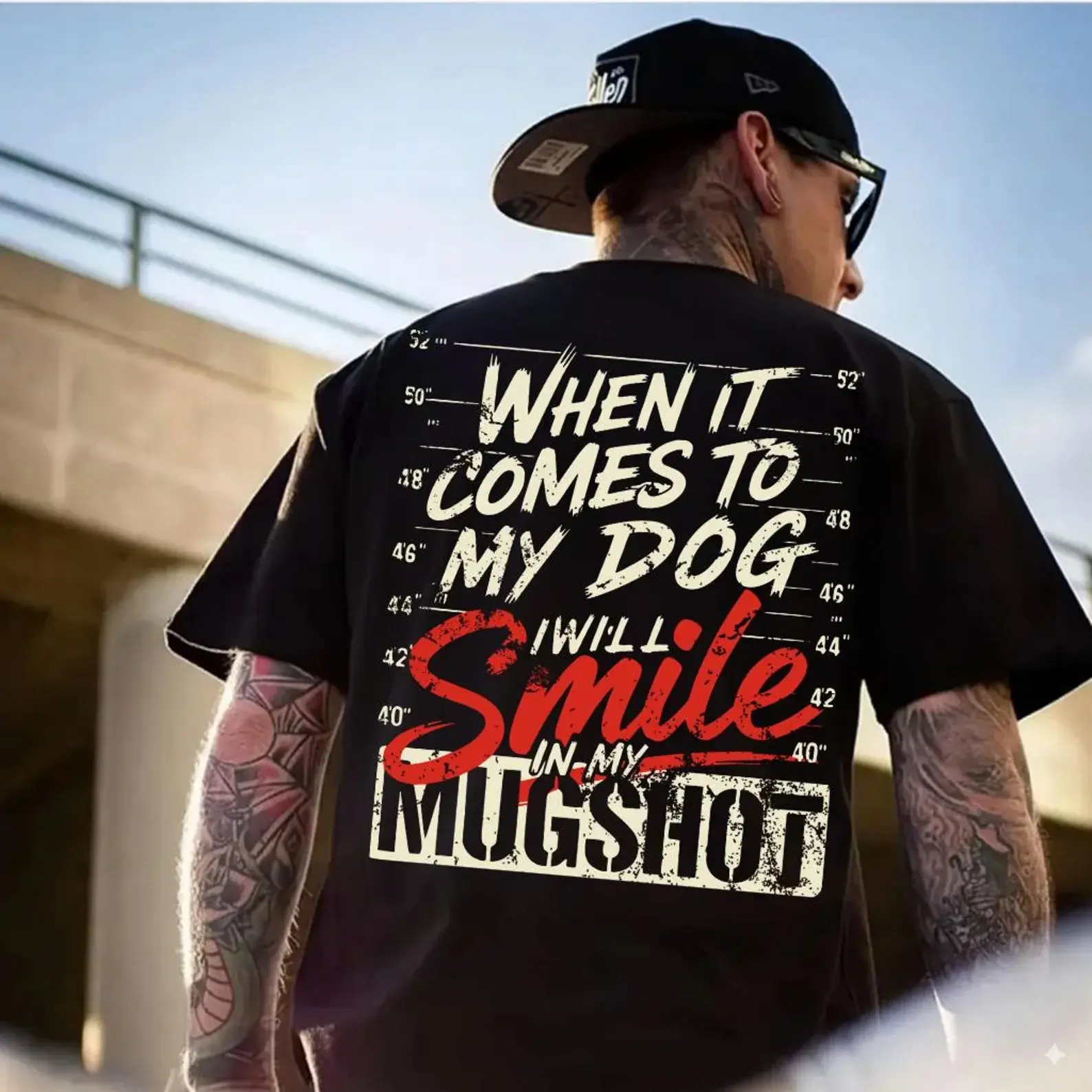 T-shirt-Black-（Dog）