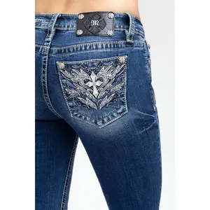 Adina Cross Bootcut Jeans Adina Cross Bootcut Jeans