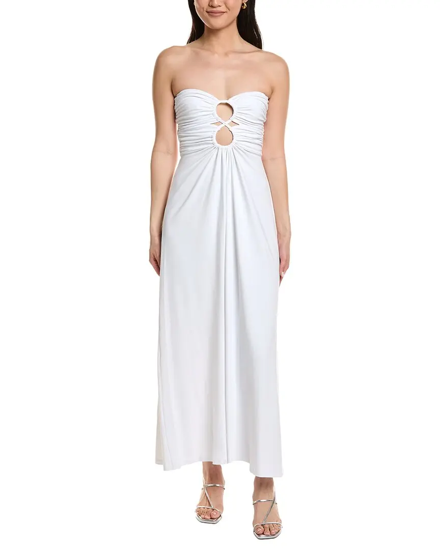 susana monaco Circle Front Maxi Dress