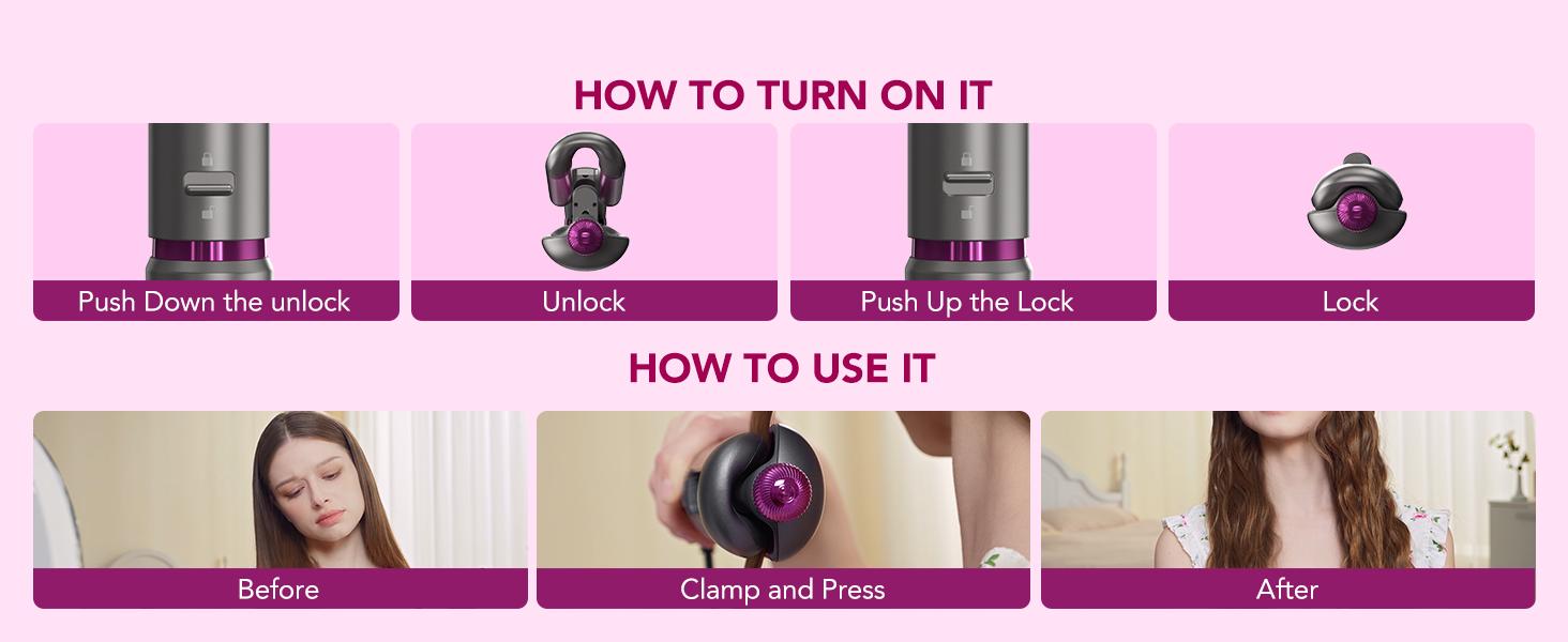 SKG WaveFlex 4-in-1 Adjustable Hair Waver Crimper – Beach Waves Curling Wand, Mermaid Hair Style, Ceramic 4 Barrel Sizes, 5 Temp Settings &  Negative Ionic Care, Fast Heat-Up, Safe and Easy to Use