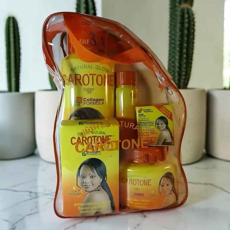 Carotone Moisturizing Hydrating Body Care Set, 5-Piece Beauty & Personal Care Bath Bundle, Moisturizer