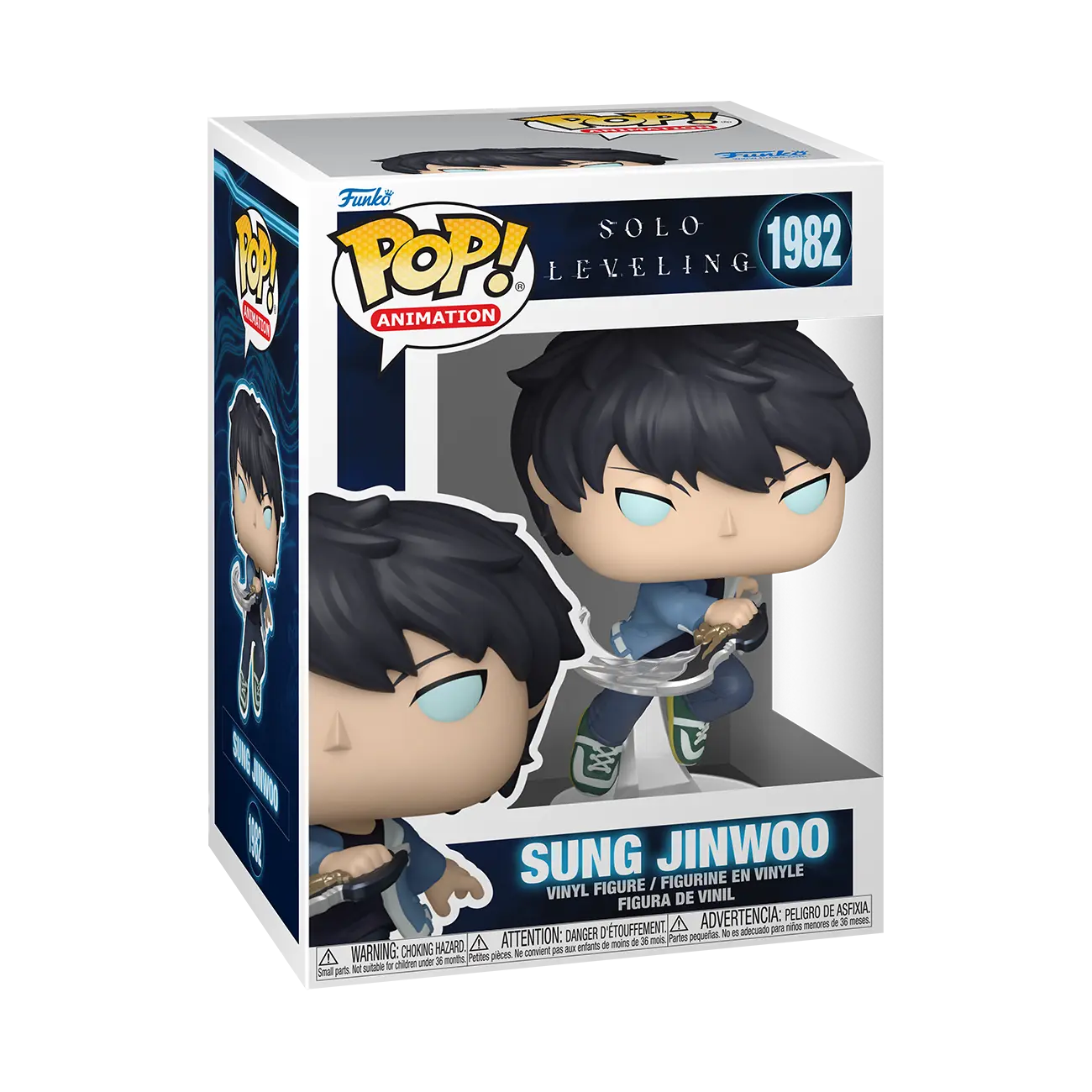 Funko Pop! Sung Jinwoo #1982 – Solo Leveling | Pop Protector Included
