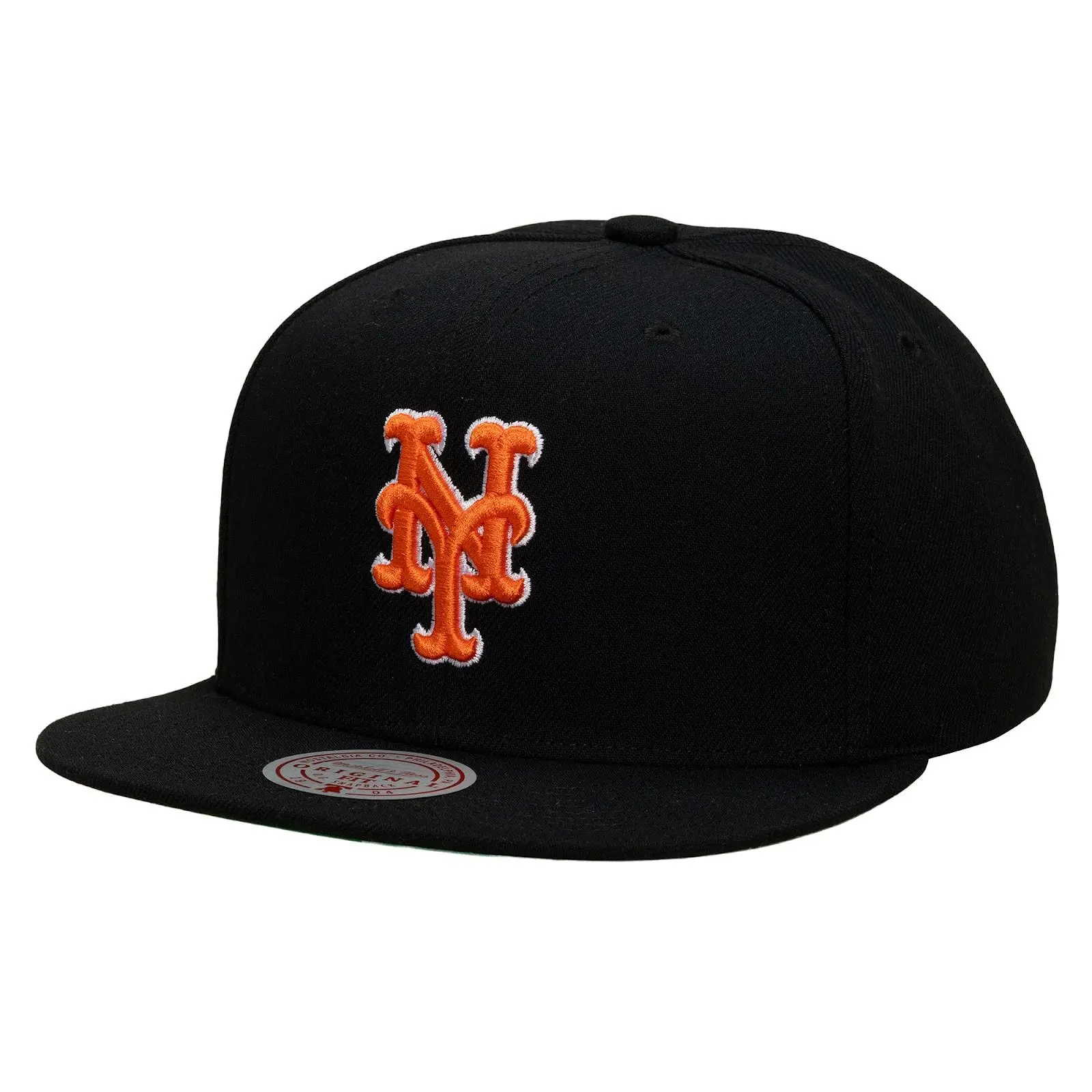 New York Mets Black 1986 World Series Snapback Hat MLB Throwback Cap Adjustable Fan Gear Mitchell & Ness