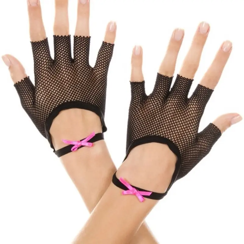 Peek a Boo Fishnet Gloves