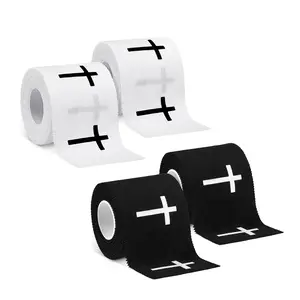 Cross Tape Christian Athletic Tape Sports Wrap 2in x 23ft Jesus Cotton Wrist Wrap for Soccer Football Baseball Gymnastics Boxing Christian Church Gifts