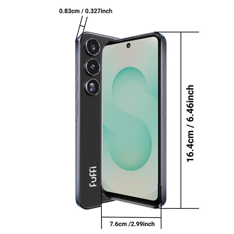 FUFFI 4G Unlocked Smartphone, 6.56-Inch Display, Android 10.0, 3+32GB RAM+Storage, 3200 mAh Battery, Dual SIM & Quad-Core Processor Fashion Phone