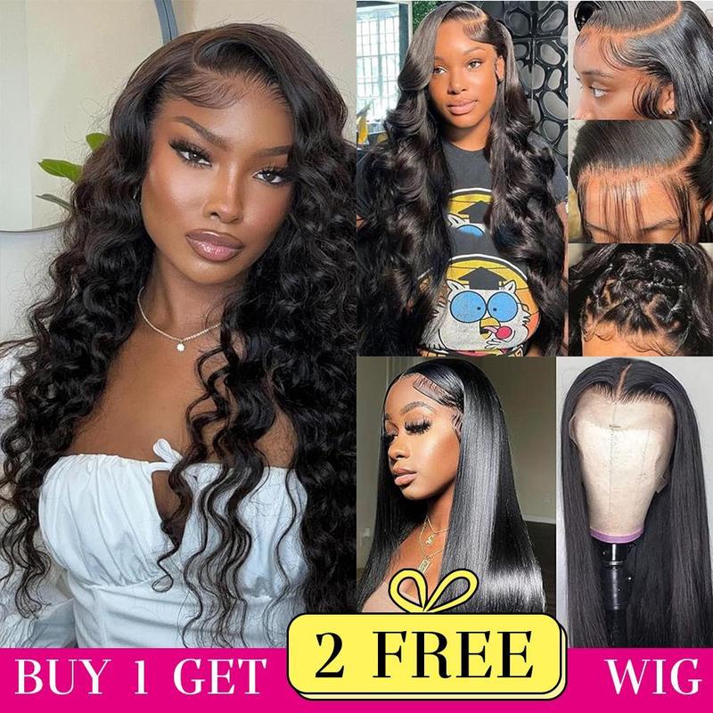 {Combo sale 30"&30"&30"}" 13x4 buy 1 get 3 wig Lace Front Wigs Human Hair 180% Density Human Hair Wigs for Black Women