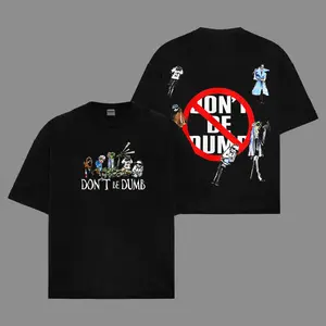 ASAP Don't Be Dumb World Tour Don't Be Dumb Cartoon Characters Album Men's Oversized Cotton Hoodie Sweater T-Shirt, The Mob Hoodie Sweater T-Shirt , Vintage Music Merch Sweatshirt Hoodie T-Shirt, Retro 90s Rap Style, New Album Gift For Fans