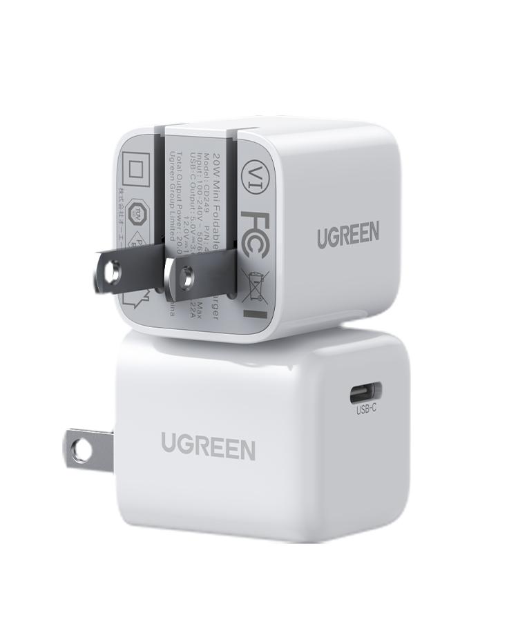 UGREEN PD20W USB C Charger Block , Fast Charging Block, Type C Wall Charger, Compatible with Apple iPhone 17/16/15/14/13, Galaxy S25, Google Pixel 9, iPad omg, TikTokShopHolidayHaul