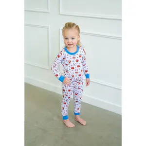 Chocolate Easter Bunnies | Two Piece Set | Boosh Baby Bamboo Pajama Set 