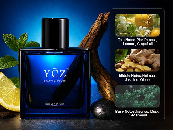 YCZ Men's Cologne 2-Piece Set Marine & Passionate Love 50ml Each Unisex Perfume Duo for All Occasions Long-Lasting Wear Cruelty-Free & Vegan Fragrance Pack Carefully Picked Scents Elegant Scent YCZ Men's Cologne 2-Piece Set Marine & Passionate Love 50ml Each Unisex Perfume Duo for All Occasions Long-Lasting Wear Cruelty-Free & Vegan Fragrance Pack Carefully Picked Scents Elegant Scent
