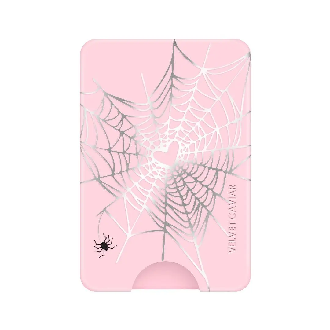 Widow’s Web Chrome MagSafe Wallet - Limited Halloween Collection