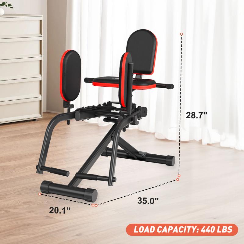 HXD-ERGO Hip Adduction Abduction Machine for Home Gym Workout Equipment -Inner and Outer Glute Adjustable Resistance Trainersuitable for Men and Women