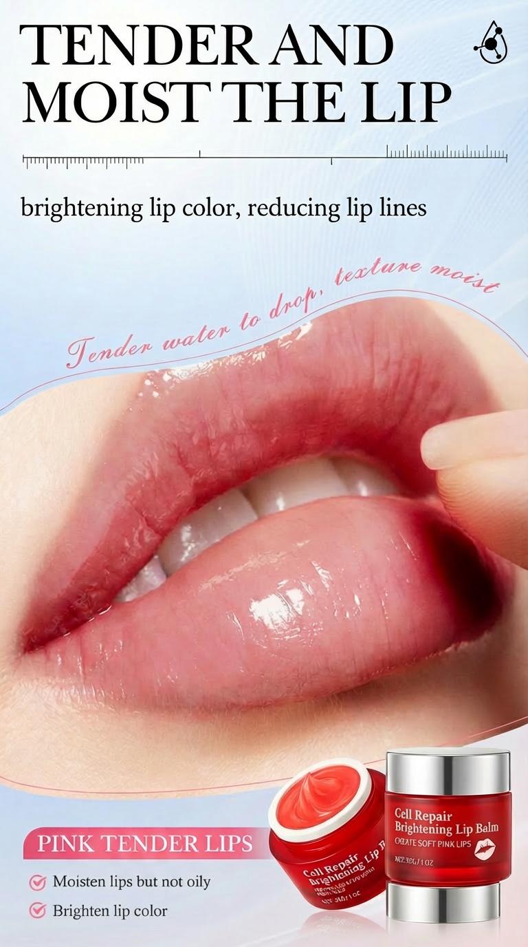 NovacaraX Brightening Lip Balm – Unisex Formula, Suitable for Dull Lips and Lip Problems Caused by Smoking – Softens, Moisturizes, and Provides Long-Lasting Protection.