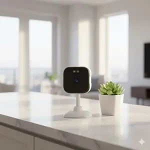 Ultra-Sleek 1080P Indoor Security Guard - Blends Perfectly with Your Decor Cameras for Enhanced Home Surveillance Cameras