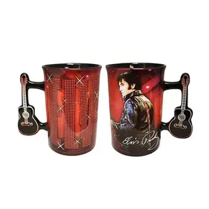 Elvis Guitar Handle Mug