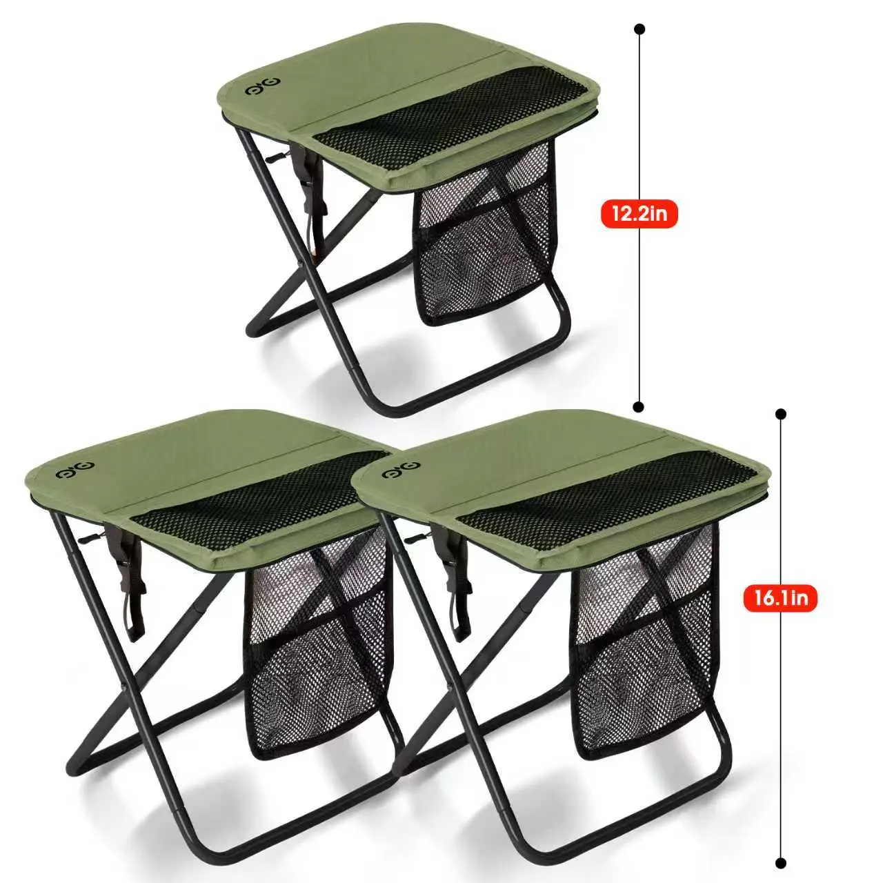 Family pack-Green(2 adults 16.2in+1 child1 2.2in)