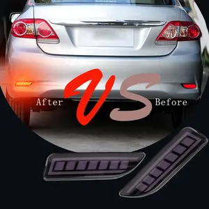 Replacement Accessories for Toyota Corolla 2011-2013 Rear Bumper Lamp Covers, 2 Pieces