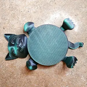 Cute 3D-Printed Cat Coaster