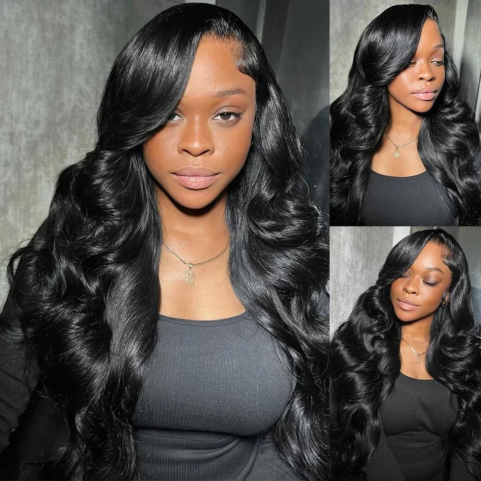 Body Wave 13X4 Drawstring Glueless Wig   Pre Cut Pre Plucked Brazilian Human Hair  7X5 Hd Transparent  Lace Closure Wig 6X4 Glueless Wigs For Black Women 180% Density Tiktokshopblackfrida