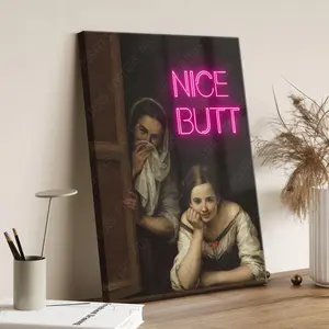 Funny Bathroom Art, Eclectic extra large wall art, Maximalist Fun decor, Humorous Funny Above Toilet Sign, Extra Large Eclectic poster