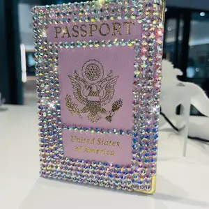Bedazzled Passport Cover
